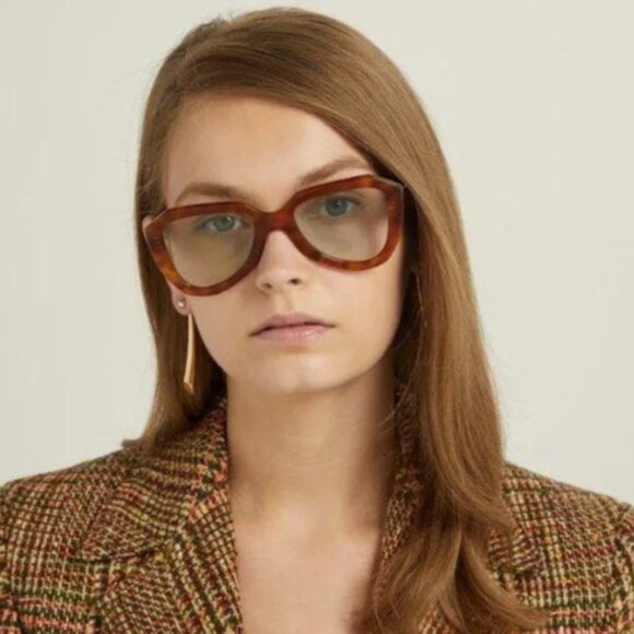 NEW CELINE SUNGLASSES, WOMEN ORANGE EYEWEAR CELINE - Picture 1 of 3